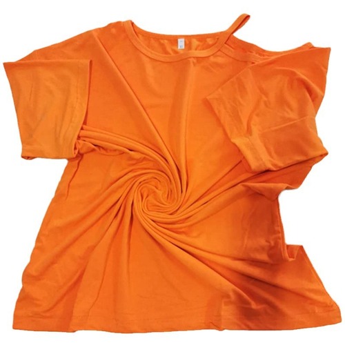 Women's Summer V-Neck T-Shirt with Off-the-Shoulder Design, Loose Fit, Trendy and New Arrival Korean Style T-Shirt with Hidden Details