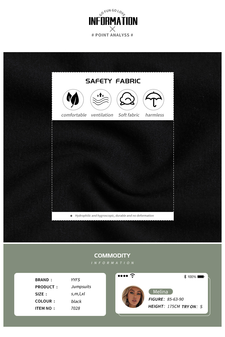 Black Suspender Buttoned Trousers Jumpsuit_voghion.com