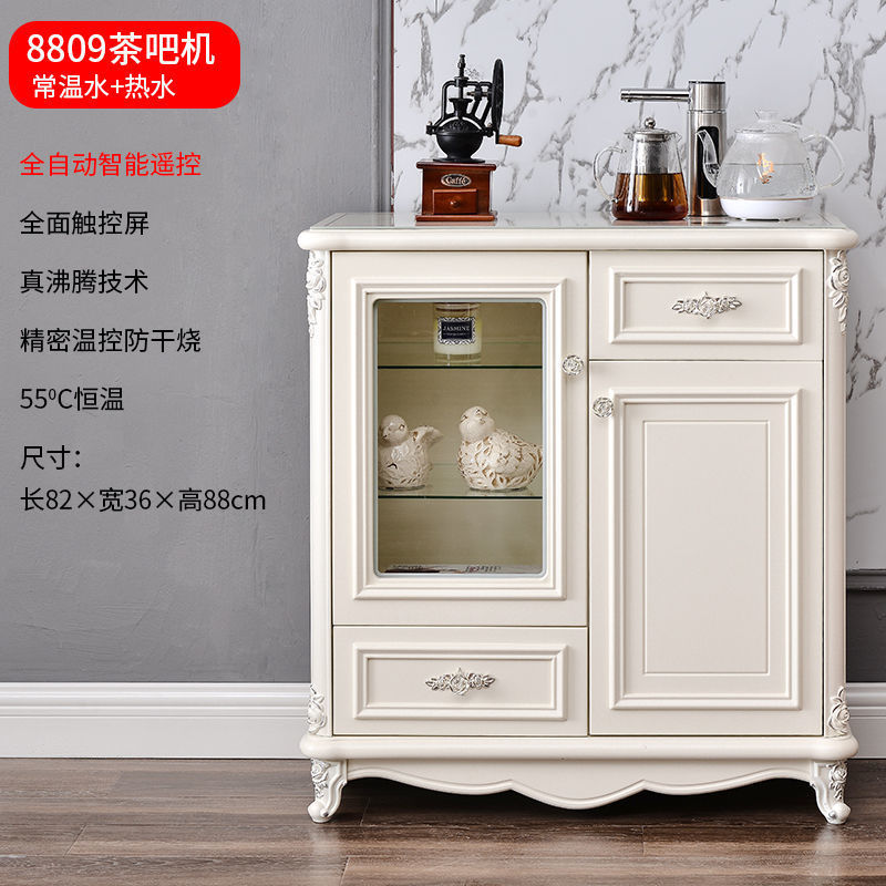 Gabinete inteligente de agua, máquina de té de madera sólida, gabinete de cubo vertical bajo, gabinete de bebida automático, gabinete de vino