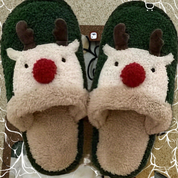 Christmas cute lightweight slippers all-season