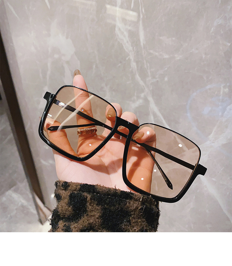 52g Weight Half Frame Glasses Structure Sunglasses Classification UV400 Protection, Resin Lens Material Fashion Solid Color UV400 Protection Resin Square Half Frame Women's Sunglasses