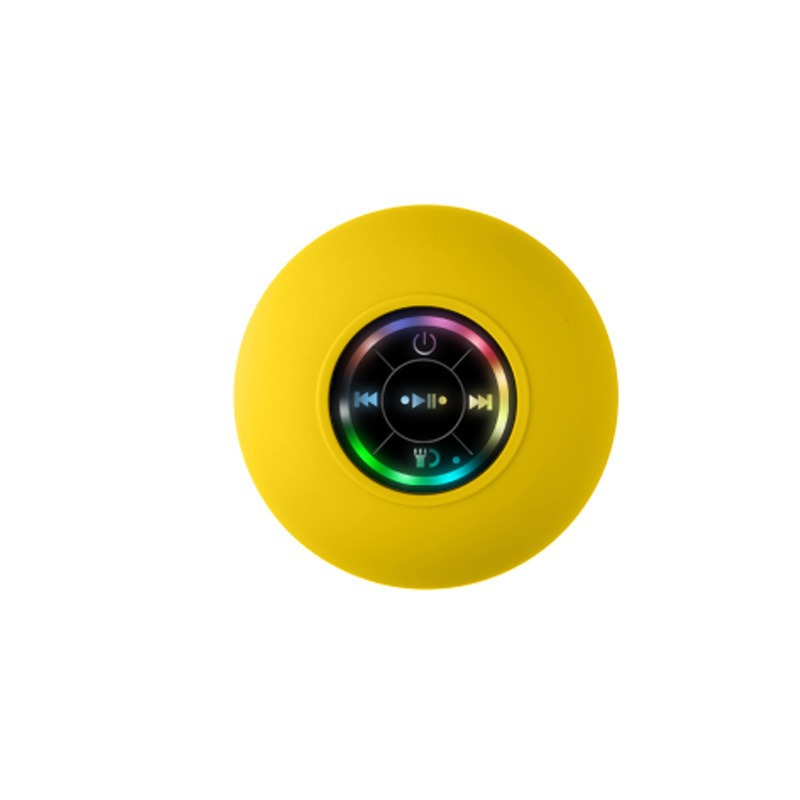 Lighted suction cup speaker [Yellow 400mA/magnetic speaker]