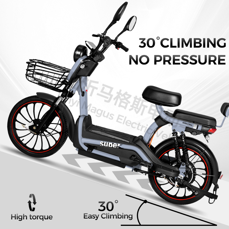 Nuevo vehículo eléctrico de dos ruedas de viento libre fuente de fábrica de comercio exterior coche de batería de moda bicicleta eléctrica para adultos transfronteriza