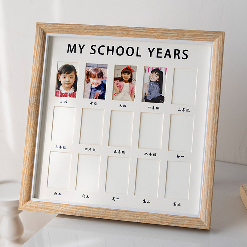 Campus time photo frame wholesale children's growth record children's identification photo 100 days full moon one-year-old commemorative photo album