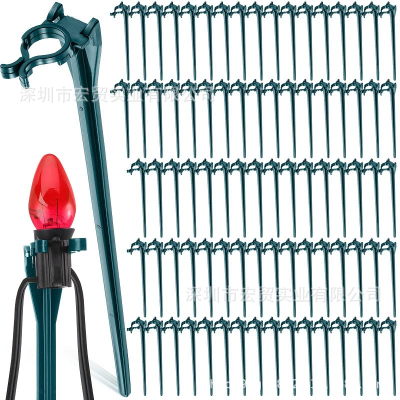 Amazon Рождественский свет ворс Универсальный садовый газон Праздничная лампа ворс C7 C9 световая гирлянда Рождественская уличная подставка для лампы