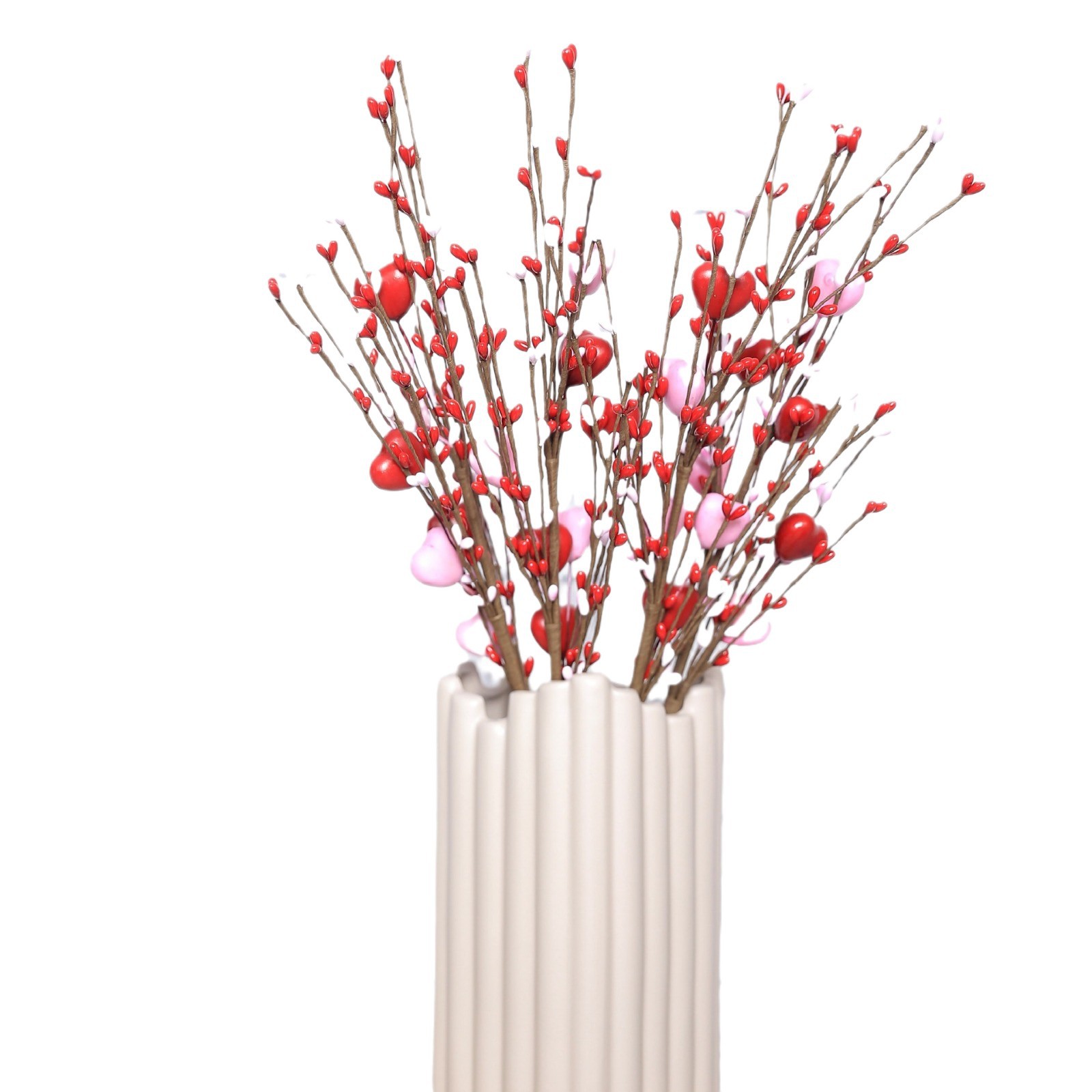 Flor simulada sensación de alta calidad, espuma de pe realista, sauce plateado, Tanabata, ambiente del día de San Valentín, decoración, flor falsa, spot al por mayor