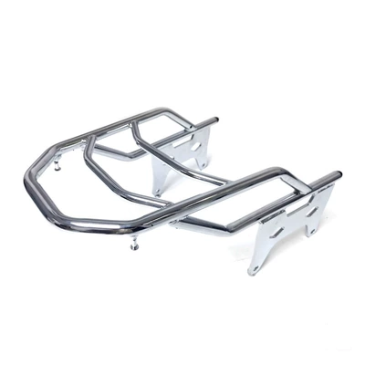 Suitable for GZS150 Haojue GZ150E Yueku large support main station frame tripod parking large ladder double support modification accessories (Motorcycle tail) - silver-plating-reinforced-rear-shelf