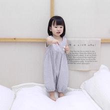 25年春夏新款ks同款女宝宝印花连体裤女童可爱无袖连体爬服连身