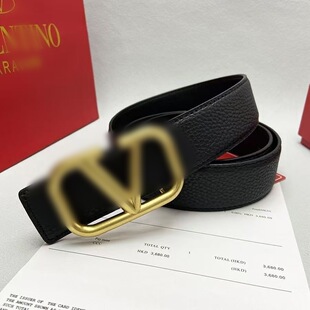 Brand fashionable universal waist belt with letters for men and women, internet celebrity, genuine leather, western style