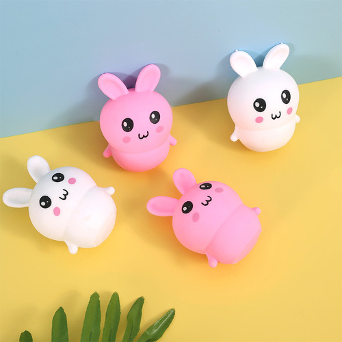 Internet celebrity simulation rabbit vent memory toy pinchle creative new and unique office gift decompression toy