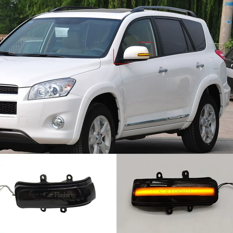 Подходит для Toyota RAV4 Elfire 20 Series Senner 4runner плавный водяной поворотный свет заднее зеркало