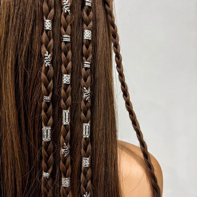 Bohemian Style Distinctive Metal Open Hair Ring Sweet Cool French Style Hair Buckle Fashion Hot Girl Headwear Hair Ornaments Women