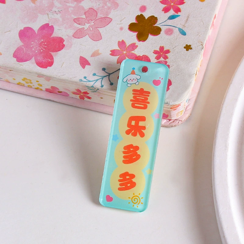 Double-sided acrylic accessories, bag decoration, car keys, accessory