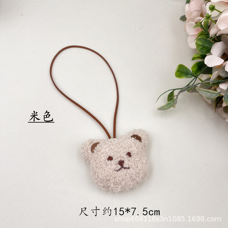 INS lindo Oso de dibujos animados nombre colgante de felpa decoración jardín de infantes famosa marca nombre de los niños colgante