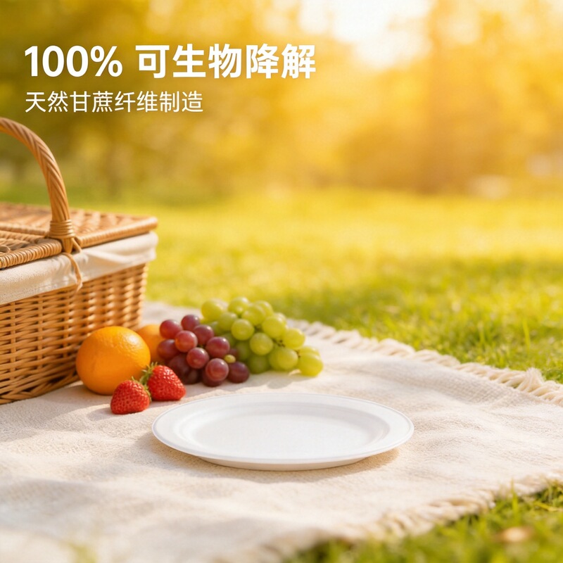 Disposable sugarcane pulp oval plates, biodegradable eco-friendly paper pulp tableware for lunch boxes, picnics, barbecues, and commercial packaging Disposable sugarcane pulp oval plates, biodegradable eco-friendly paper pulp tableware for lunch boxes, picnics, barbecues, and commercial packaging