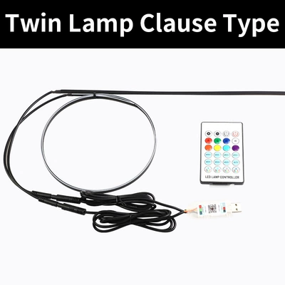 Car central control atmosphere lamp Panel (Dashboard) işıqlandırması - magic-color-one-drag-two-110cm-35cm-three-controls-app-button-remote-control