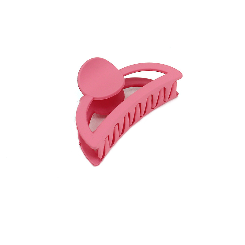 Pinza de pelo de resina de color crema hembra temperamento retro Cabeza trasera horquilla clip de tiburón coreano horquilla de todo fósforo