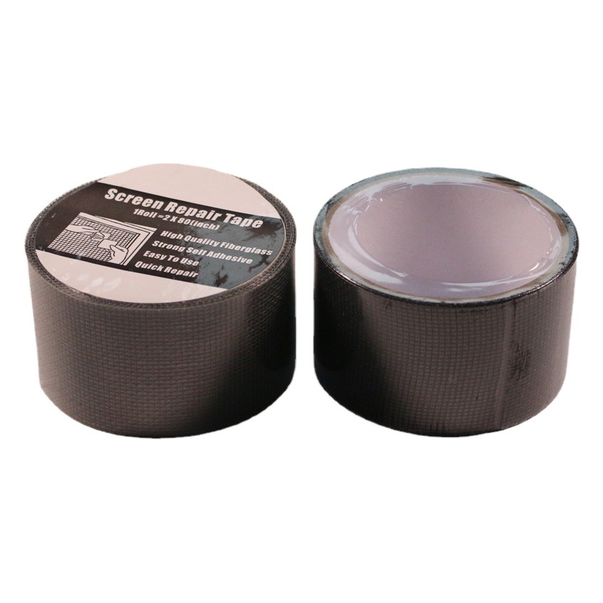 Exclusivo transfronterizo para mosquiteros cortables, mosquiteros, mosquiteros, mosquiteros, mosquiteros, adhesivos adhesivos, cinta de reparación autoadhesiva transparente para malla