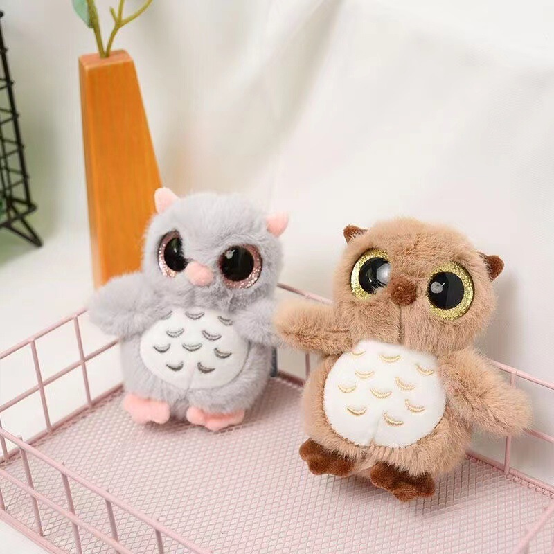 かわいいフクロウのぬいぐるみのぬいぐるみの小鳥のぬいぐるみのペンダントのキーホルダーのかばんのペンダントのカップルのペンダントの卸売り|undefined