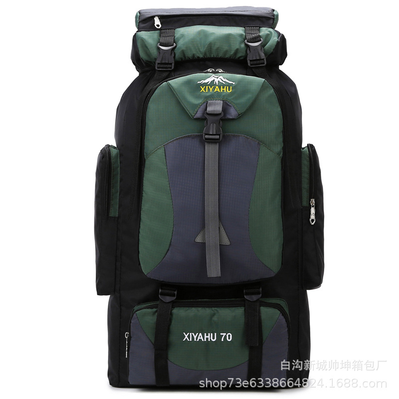 Mochila de senderismo de 70L, resistente al agua y de gran capacidad, ideal para camping, viajes o deportes al aire libre