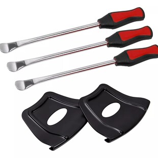 3X Motorcycle Tire Lever Tool Spoon 2X Tire Protective Cover Cross Border