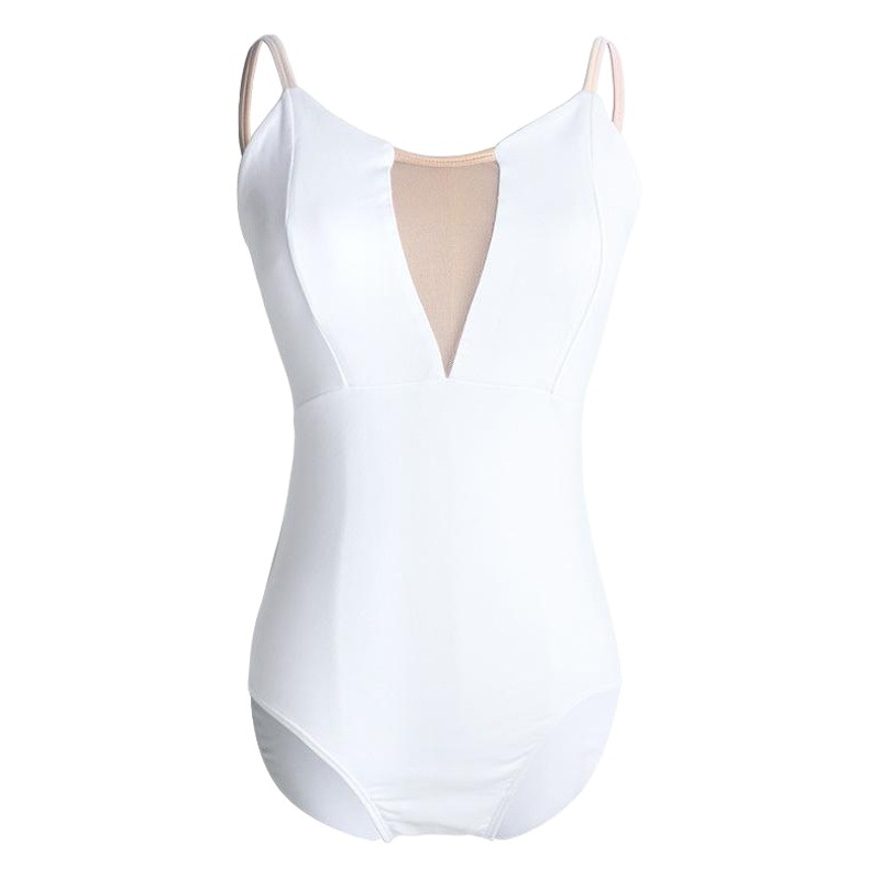 Ropa de práctica de baile de ballet mujer adulta verano hling cuello en V examen DE ARTE cuerpo gimnasia ropa entrenamiento de maestros mono