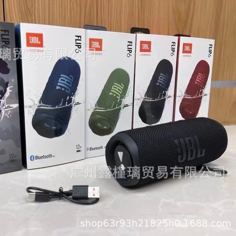 Top de comercio exterior con jb FLIP6 caleidoscopio 6a generación altavoz Bluetooth inalámbrico subwoofer al aire libre tws mini altavoz
