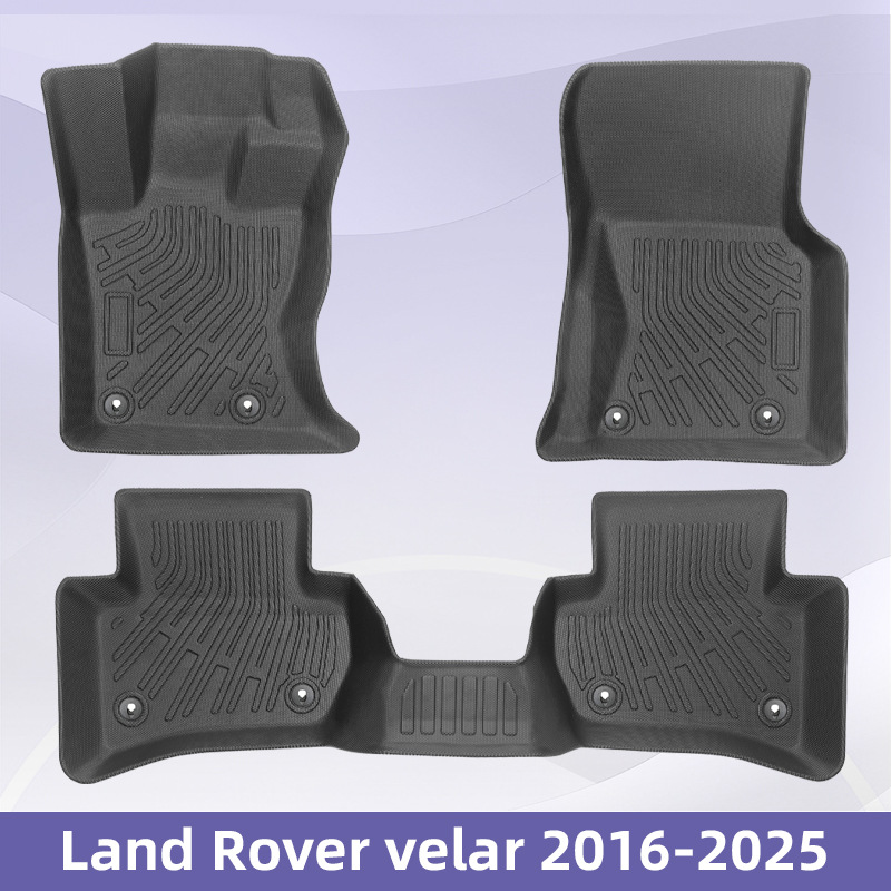 Para Land Rover velar 2016 - 2025 3D todo el tiempo TPE almohadilla de pie cojín de colateral