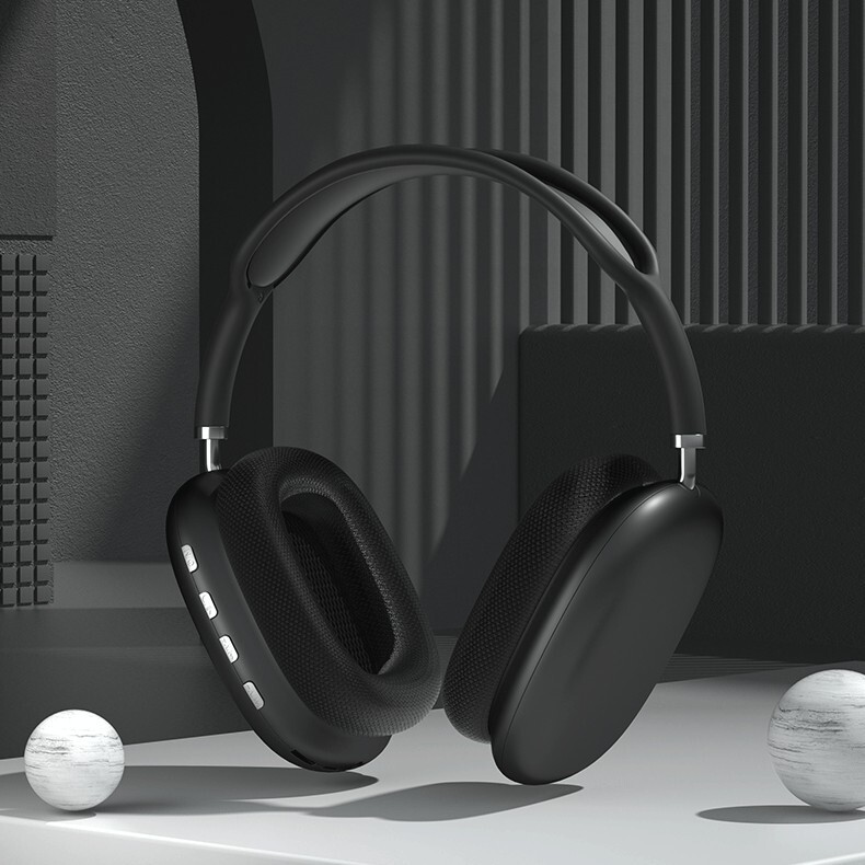 P9 Cross-Border Popular Bluetooth Headset Wireless with Microphone High Quality with Microphone Suitable for Apple Mobile Phone Headset Spot Wholesale