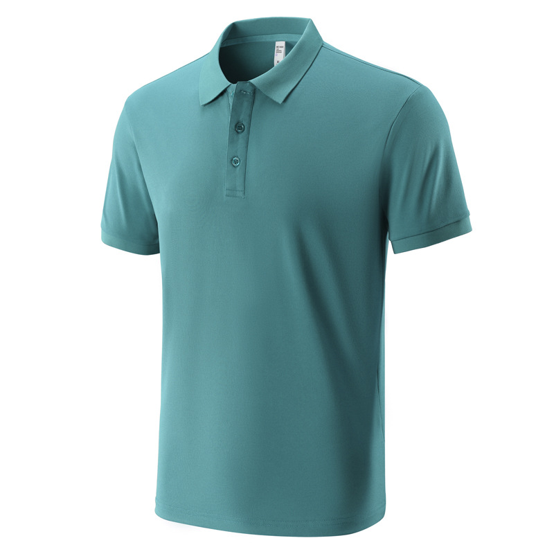 Ropa de trabajo de solapa de manga corta Camisa de polo impresa Ropa de fábrica Ropa de trabajo Camisa publicitaria cultural Camiseta Impresión personalizada con bordado de logotipo