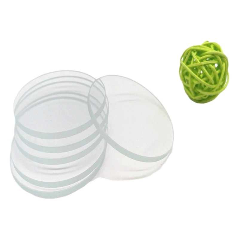 Заводское производство круглых оптических линз из закаленного стекла супер белый прозрачный фонарик обработка стекла на заказ