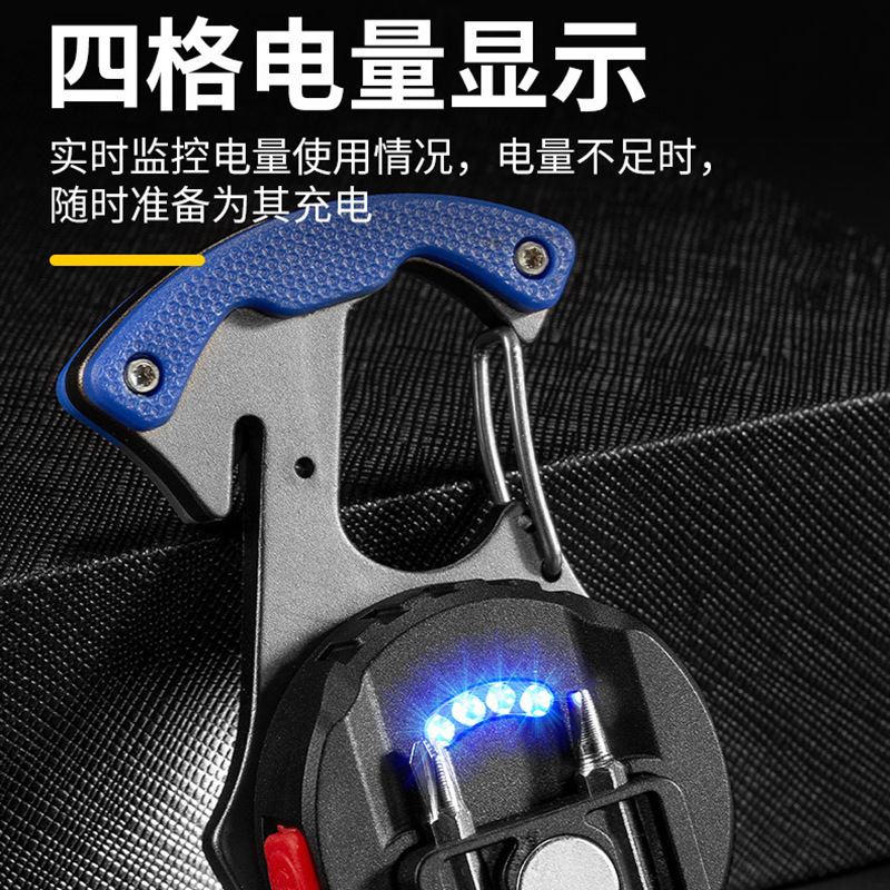 Transfronterizo mini llavero lámpara LED mini linterna pequeña con imán al aire libre COB luz de emergencia pequeño regalo