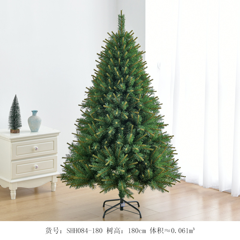 árbol ordinario de 180cm con núcleo amarillo