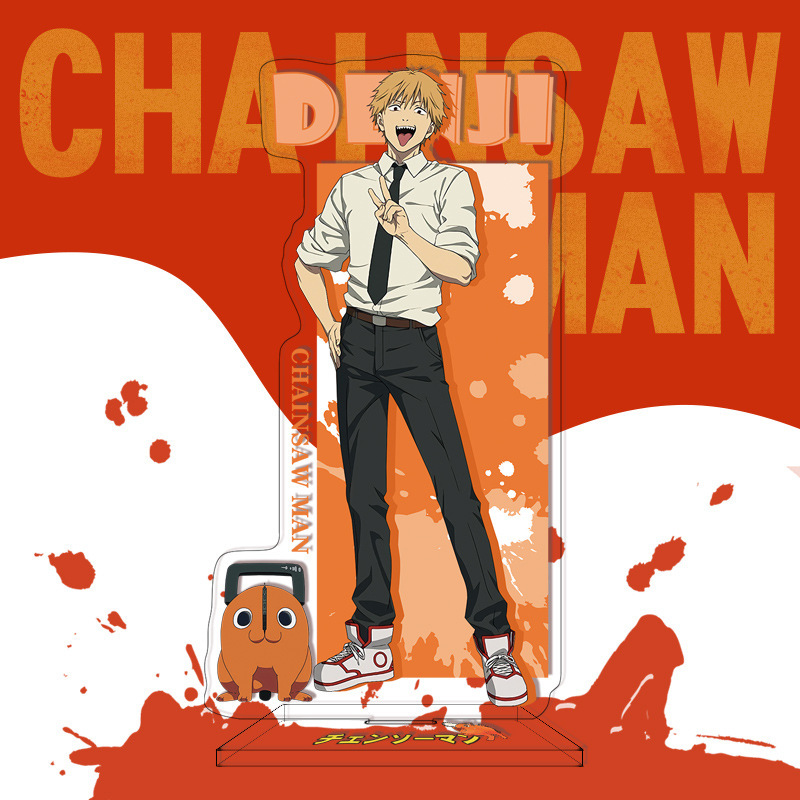 【鴻逸】チェーンソー人アニメアニメ漫画周辺立札16cm電次パワ国境を越えたソースはd制|undefined