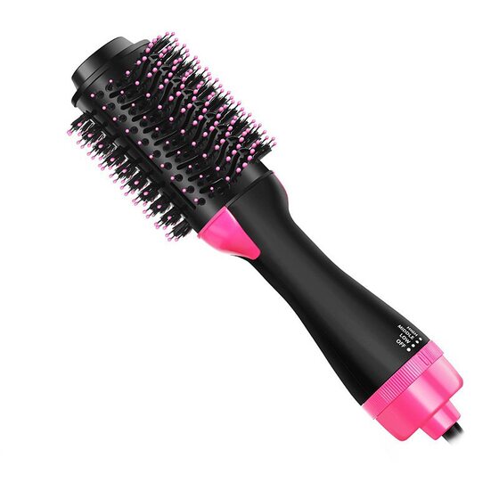 Multi-functional hot air comb manufacturers supply and sell Amazon cross-border 24-in -1 negative ion dry and wet hair dryer comb