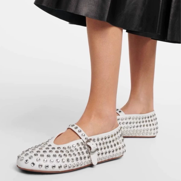 White, diamond encrusted
