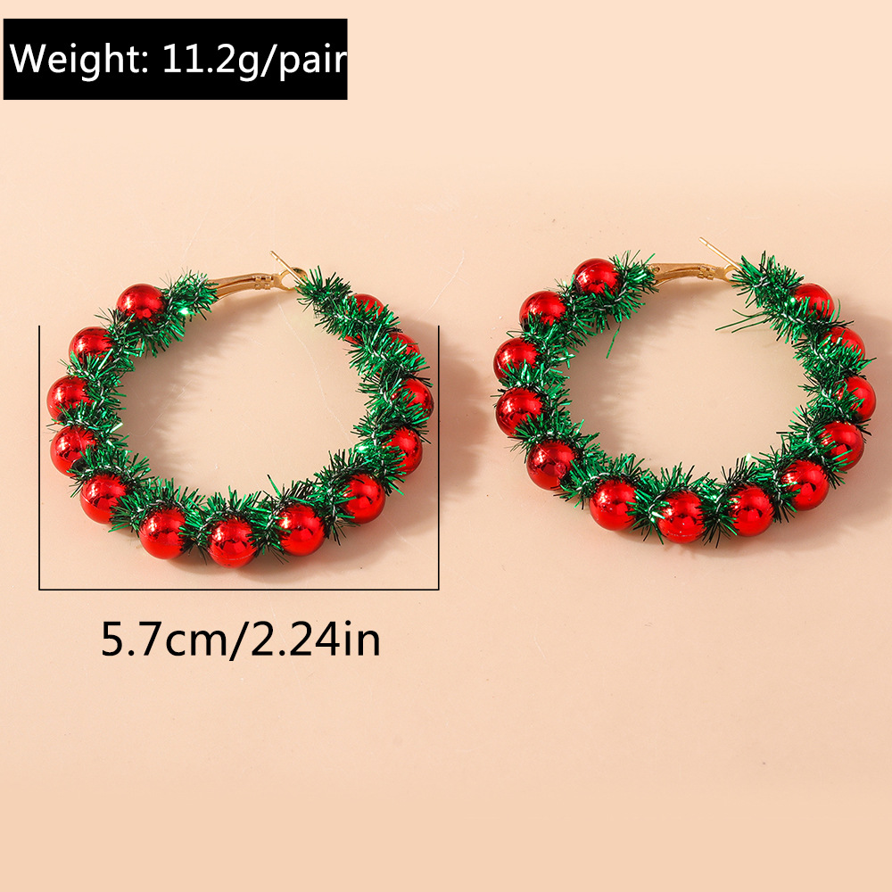 13g Weight Alloy Ear Needle Material Earrings Classification 1 Pair Quantity Holiday, Festival Occasion Plastic Material Christmas Festival Christmas Tree, Santa Claus Pattern Women's Gender Cute, Classic Style Style 1 Pair Christmas Cute Classic Style Christmas Tree Santa Claus Plastic Earrings 无