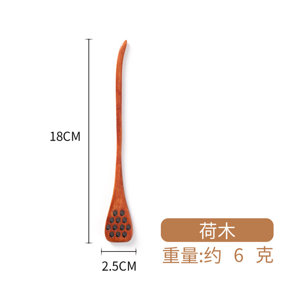 Wooden creative coffee cartoon mixing stick for home use