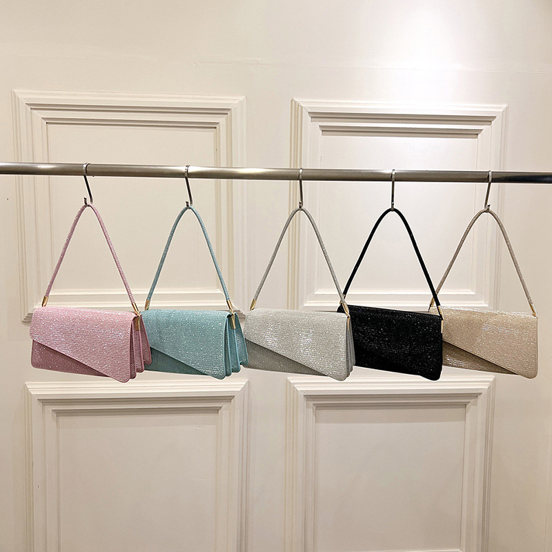 Popular bolso axila moda bolso de textura simple bolso de cercanías mujer 2024 nuevo bolso cuadrado de un hombro Pu