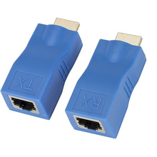 HDMI单网延长器30米60米单网线转HDMI高清网络 HDTV放大传输器