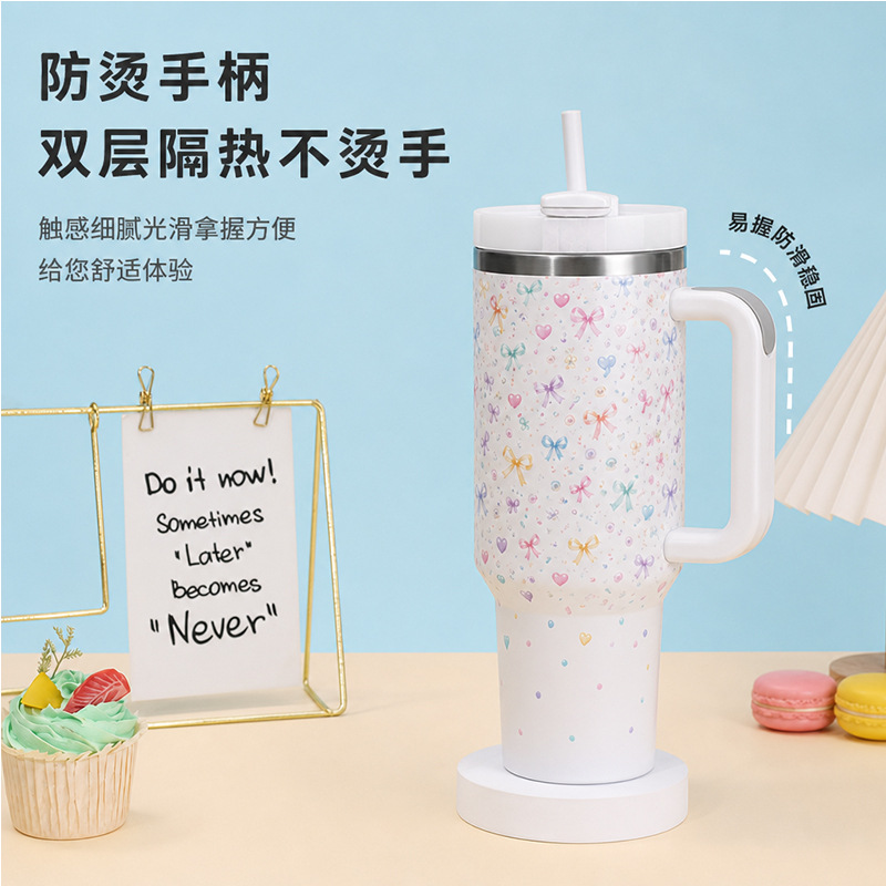 Explosiones transfronterizas Stanley con tazas de automóviles de acero inoxidable de 40oz tazas de hielo personalizadas