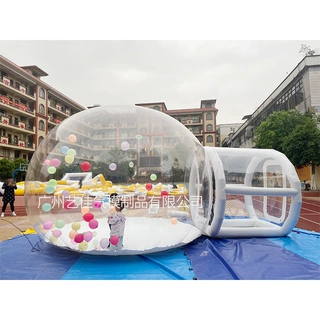 网红透明泡泡屋露营酒店户外充气星空帐篷民宿商用活动展示度假