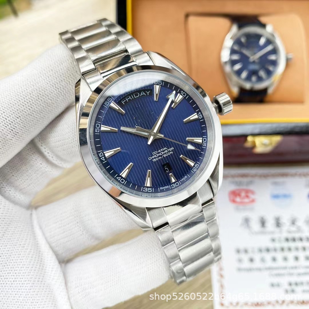 Oujia Hippocampus 150m Observatorio reloj vs fábrica reloj de goma reloj de goma reloj mecánico automático de hombre al por mayor