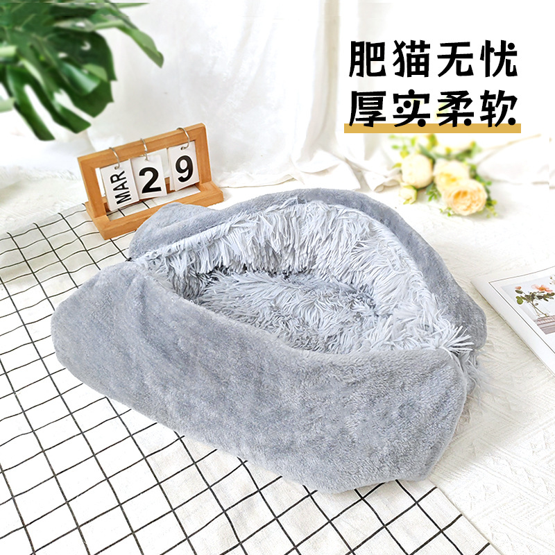 Cama Plegable Acolchada para Gatos/Perros - Caliente, para Invierno o Viajes en Coche