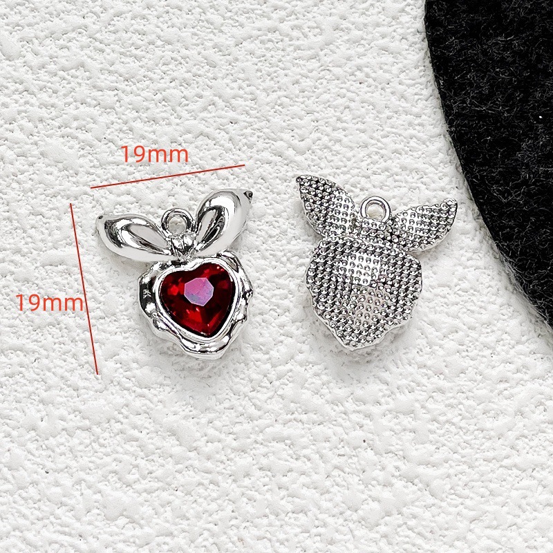 8g Weight Pendant Jewelry Making Type 16*15mm Jewelry Making Size DIY Jewelry Accessories Classification 1 Piece Quantity Alloy Material Heart Shape, Lines Pattern Plating Design Elegant, Lady, Simple Style Style 1 Piece 16*15mm Alloy Heart Shape Lines Pendant 7
