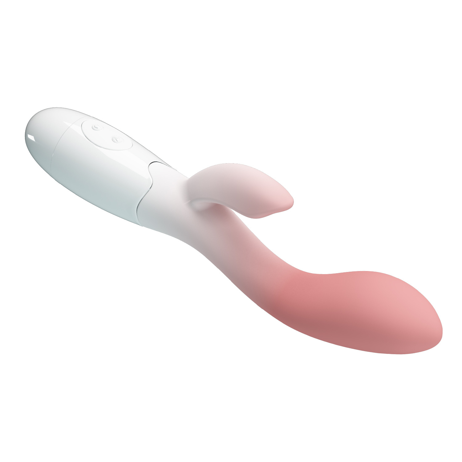 Pleasure Patti Double Vibrator Silicone Gradient Color Female Masturbator Adult Sex Toy 14174_voghion.com