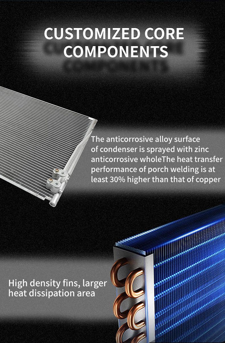 Manufacturer's new double-fan RV air conditioner all-in-one 12V24V high cooling capacity variable frequency electric parking car air conditioner