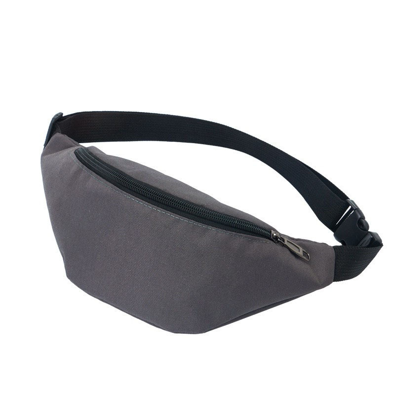 Foreign Trade Waist Bag Solid Color Oxford Cloth Waterproof Chest Bag Outdoor Sports Shoulder Crossbody Bag Shoulder Bag Manufacturer Wholesale