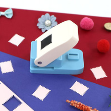 新款中号邮票压花器 正方形打花器DIY手账卡片花边邮票手工打孔机