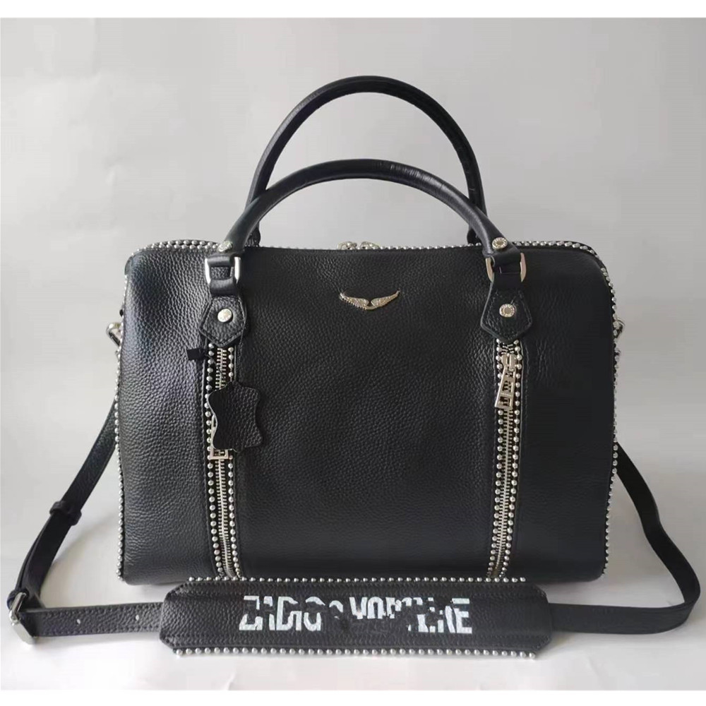 Z * V nueva moda lychee patrón de piel de vaca cubo bolsa textura hardware tamaño modelo portátil crossbody bolso de cuero al por mayor